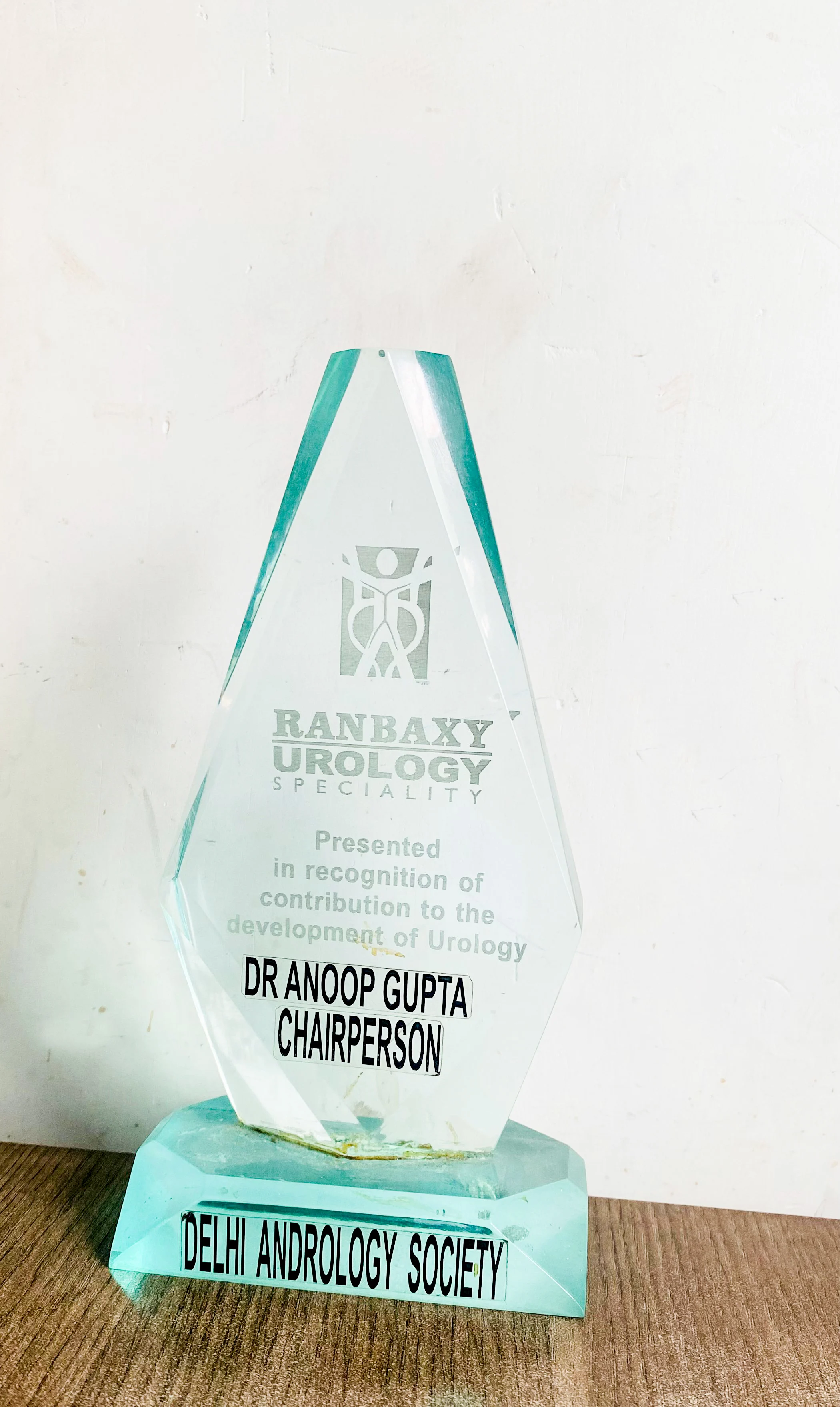Ranbaxy Urology Speciality Recognition Award, 2021