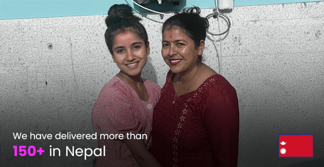 Patients from Nepal in India